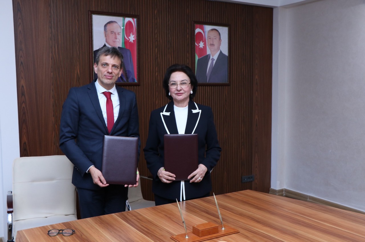 AzMİU ilə bu universitet arasında memorandum imzalanıb - FOTOLAR